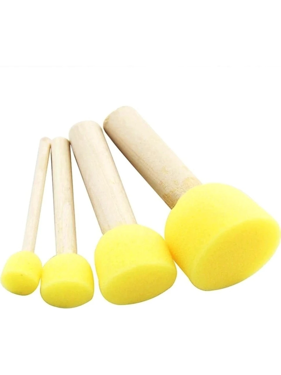 Brons Tampon Fırça Süngerli 4'lü