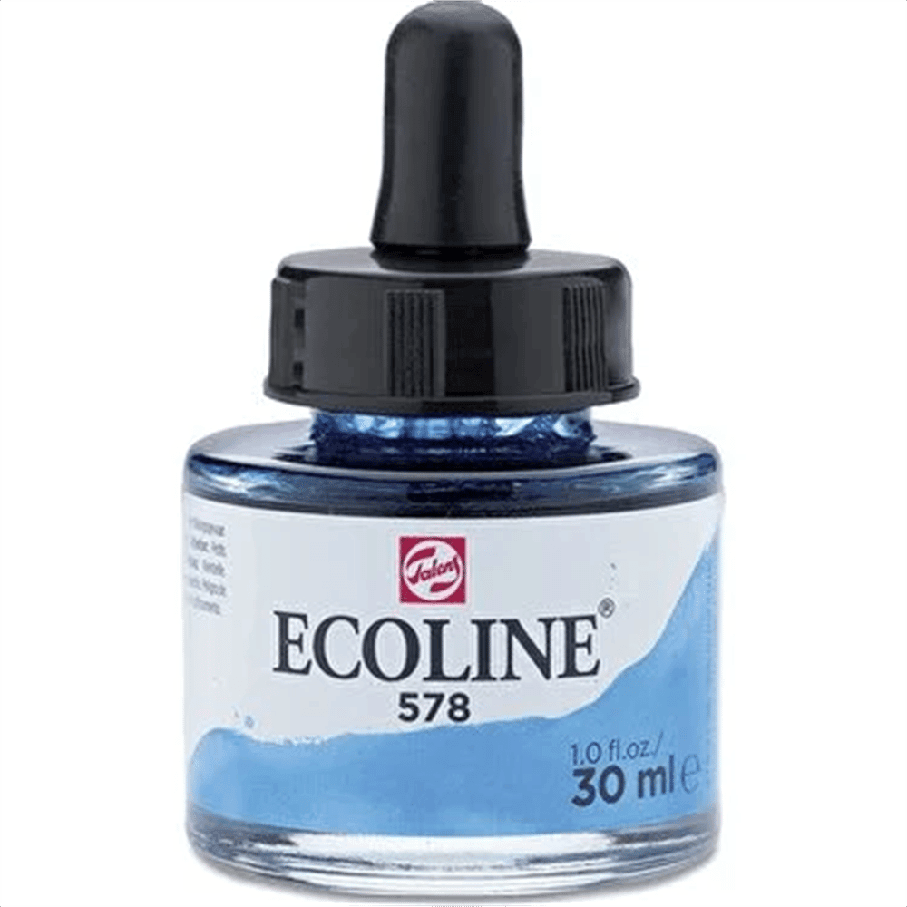 Talens Ecoline Sıvı Sulu Boya 30 ml 578 Sky Blue Cyan