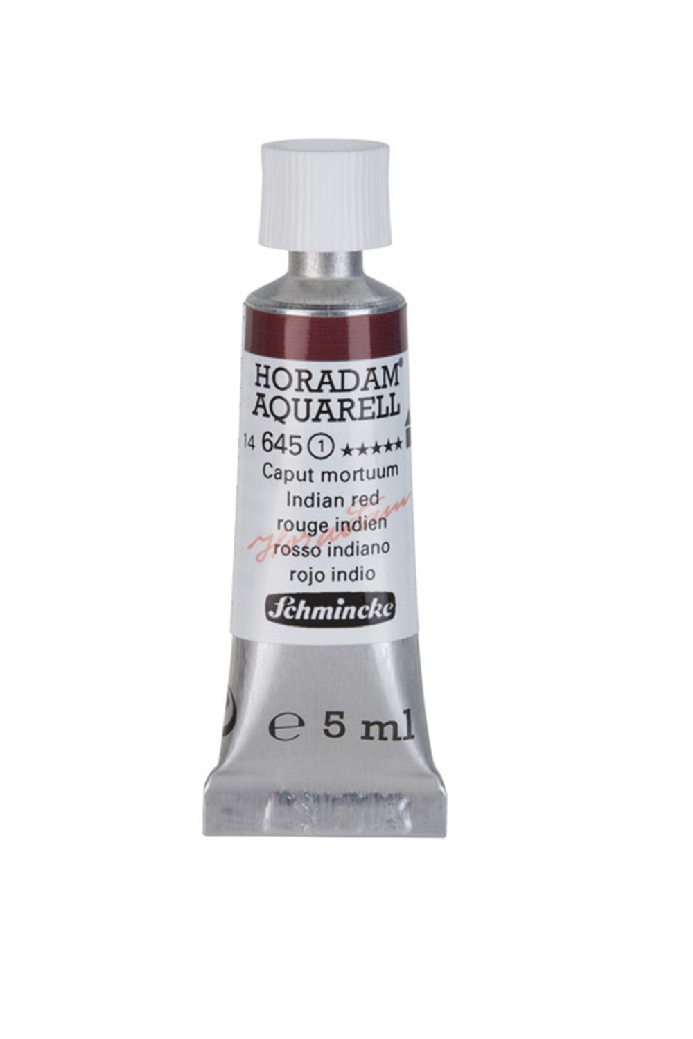 Schmincke Horadam Aquarell Suluboya 5 Ml Tüp 645 Indian Red