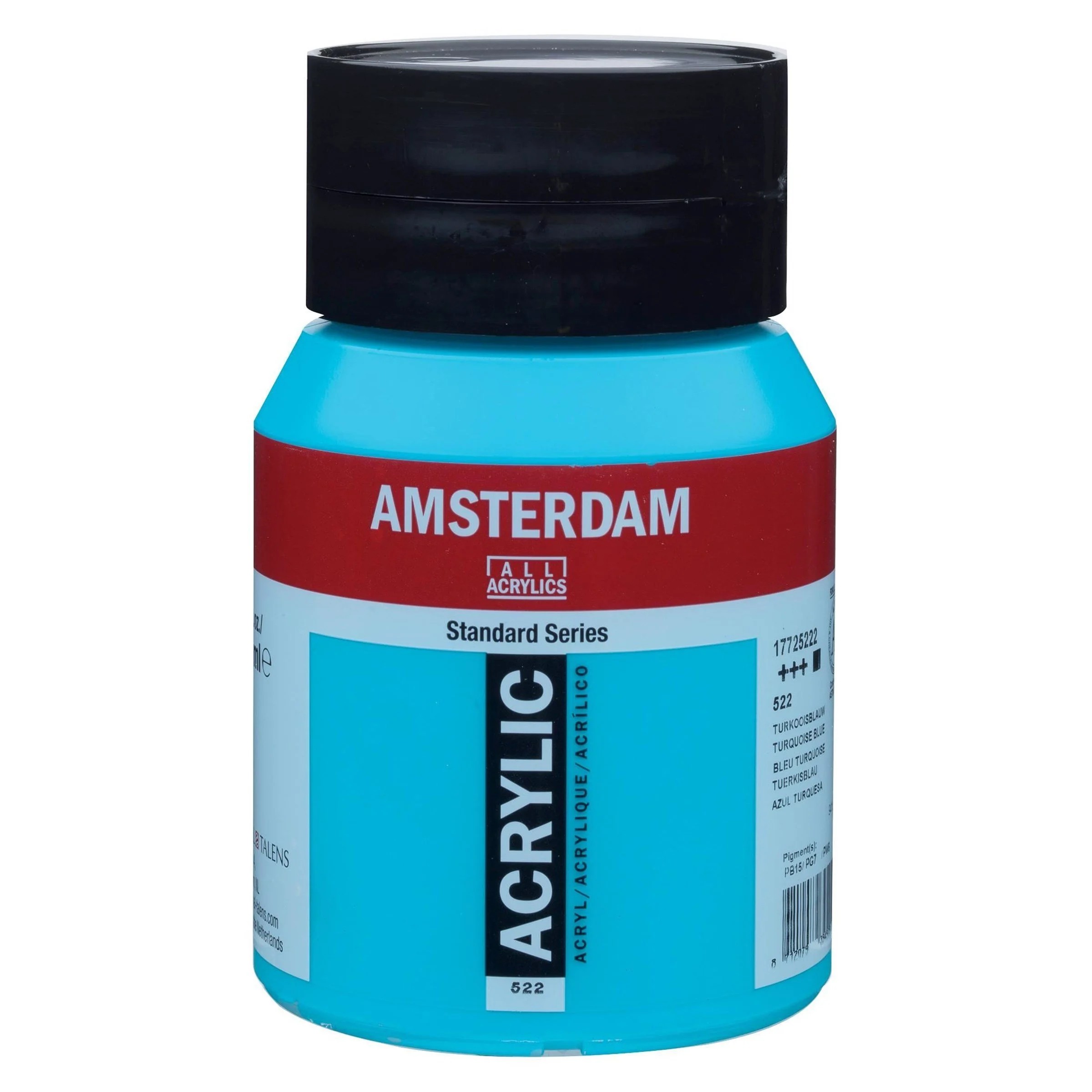 Talens Amsterdam Standard Akrilik Boya 500 ml 522 Turquoise Blue