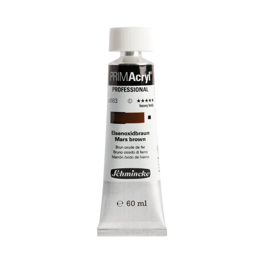 Schmincke Primacryl Artist Akrilik Boya 60 ml 683 Brown Iron Oxide