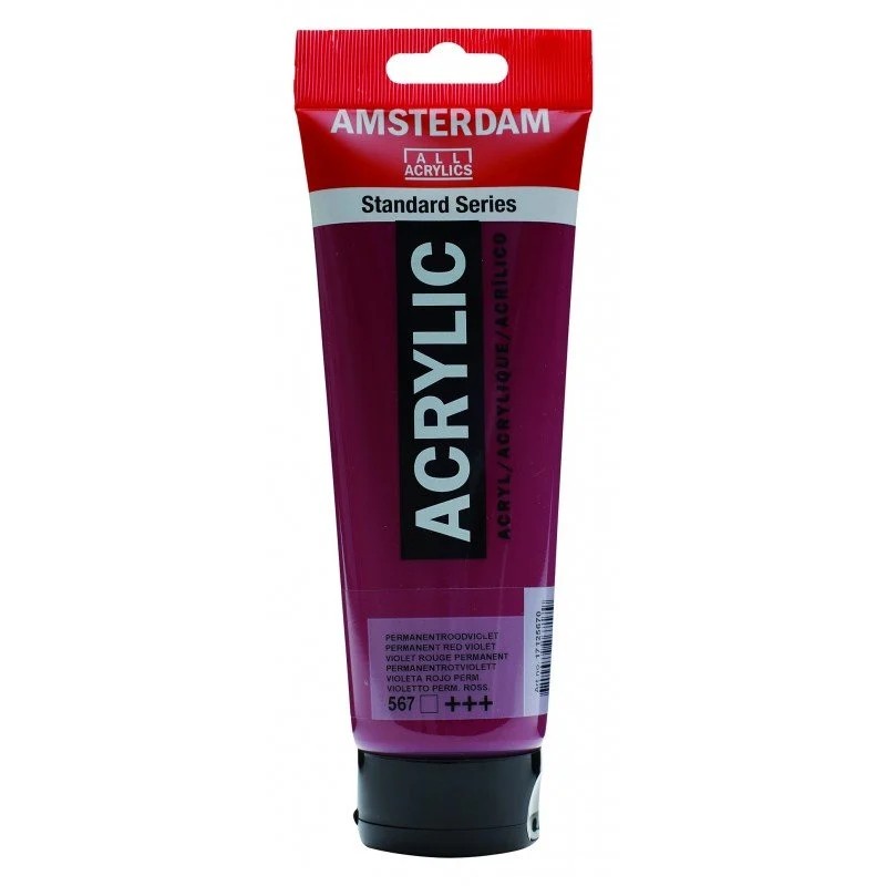 Talens Amsterdam Standard Akrilik Boya 120 ml 567 Permanent Red Violet