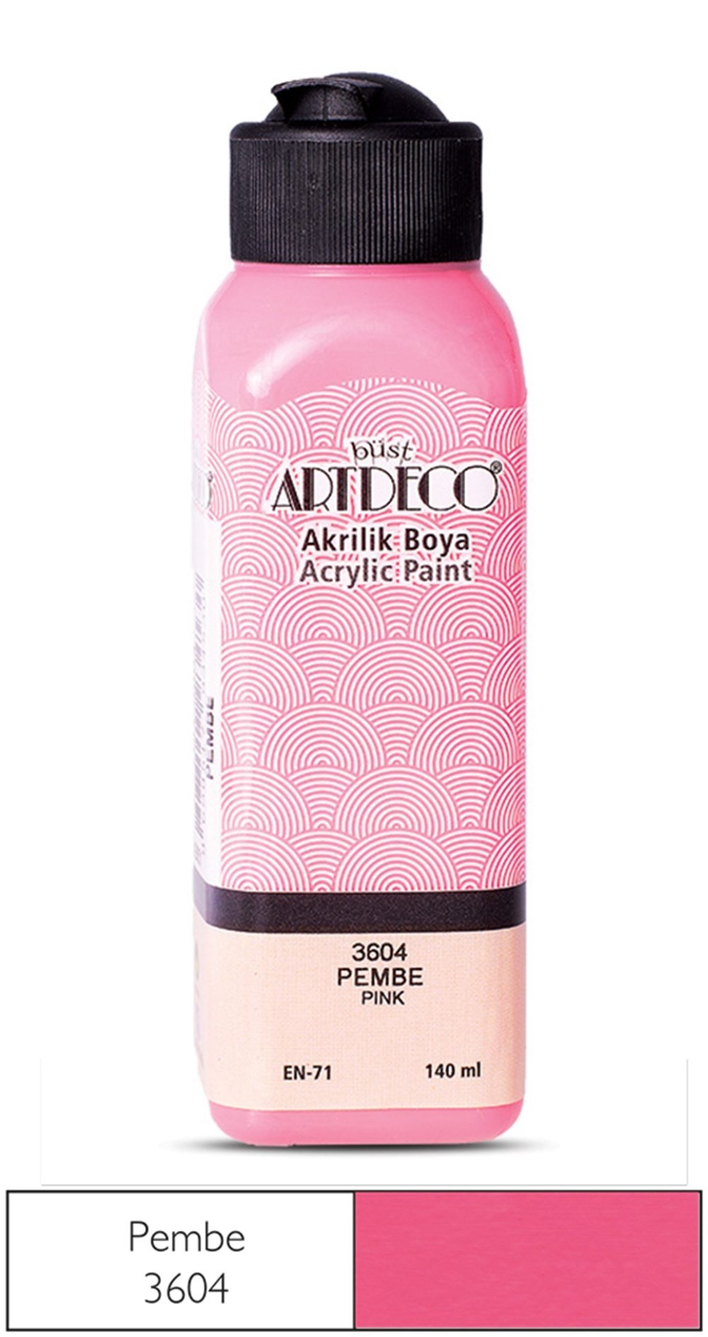 Artdeco Akrilik Boya 140 ml 3604 Pembe