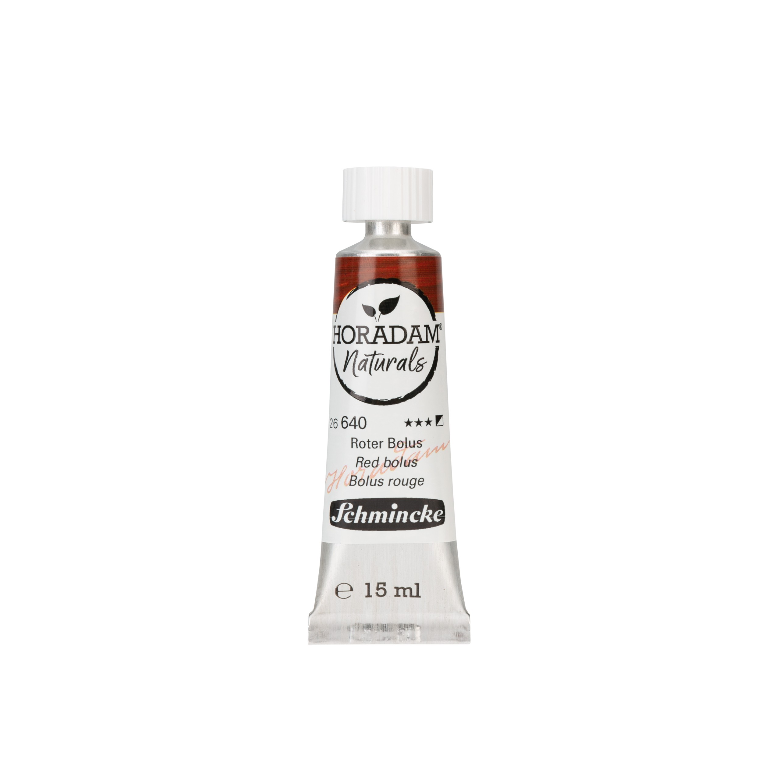 Schmincke Horadam Aquarell Naturals Vegan Suluboya 15 ml Tüp 640 Red Bolus