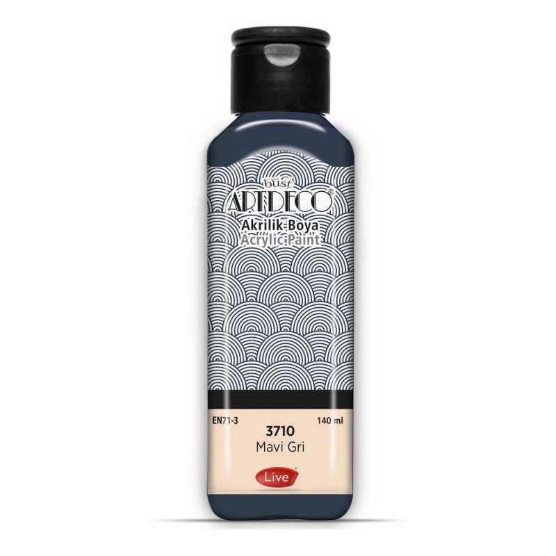 Artdeco Akrilik Boya 140 ml 3710 Mavi Gri