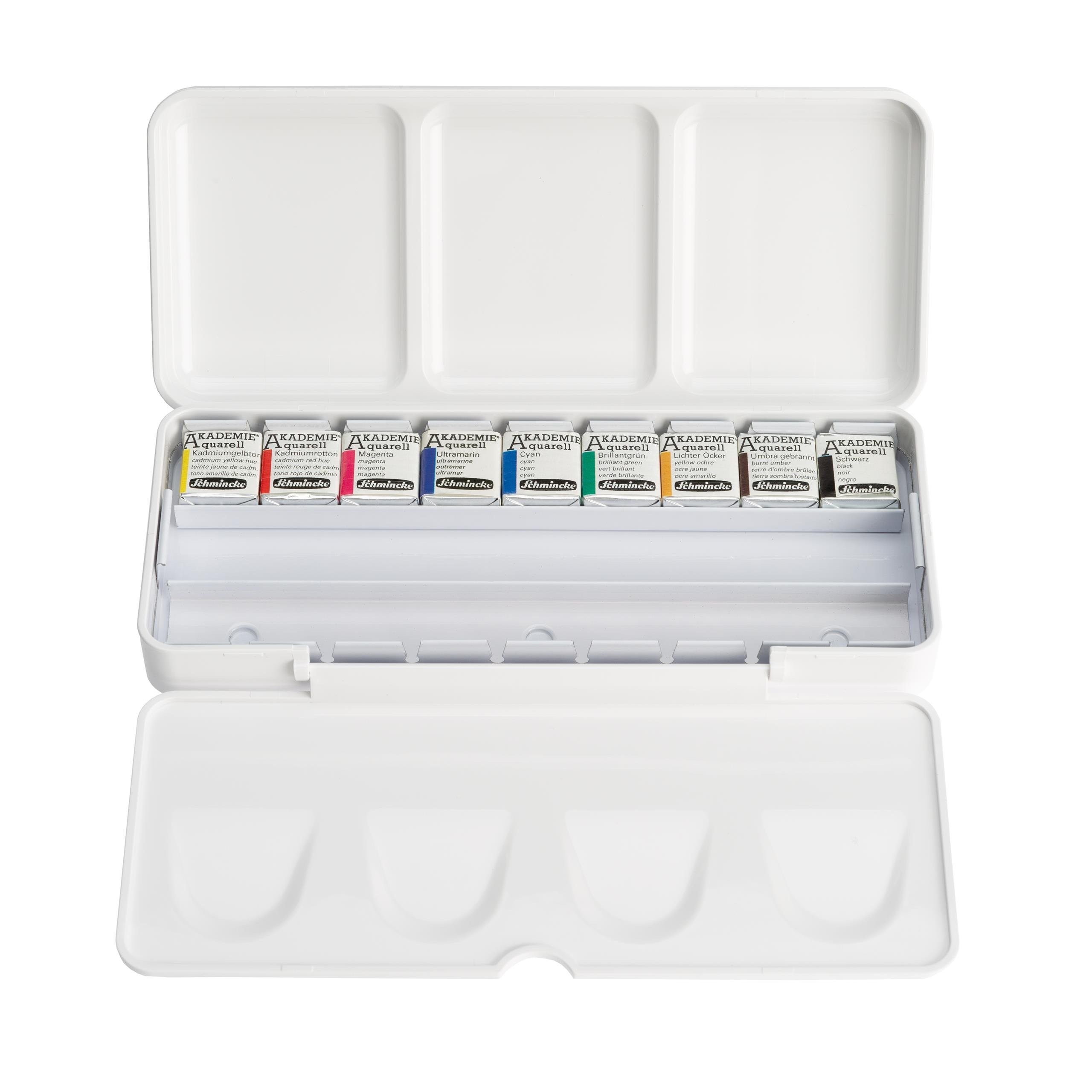 Schmincke Akademie Aquarell Sulu Boya Seti 9 X Yarım Tablet 75790