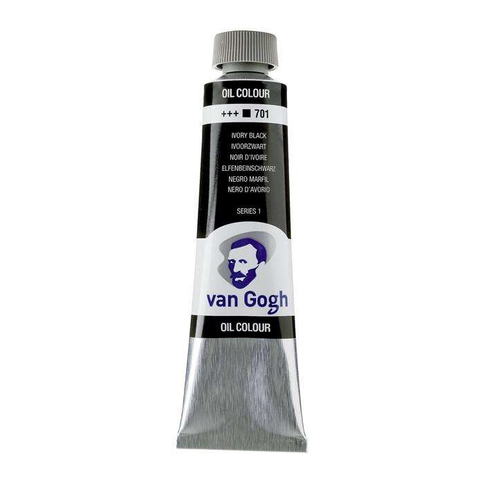 Talens Van Gogh Yağlı Boya 40 ml 701 Ivory Black
