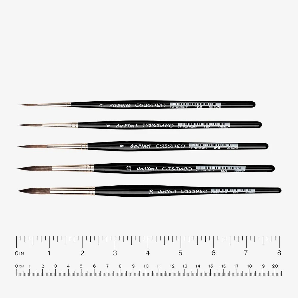 Da Vinci 1290 Seri No: 4 Caseneo Rıgger Medium Length Black Esagonal Handle