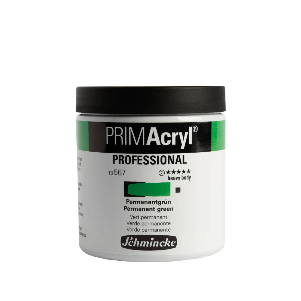 Schmincke Primacryl Artist Akrilik Boya 237 ml 567 Permanent green Seri 2