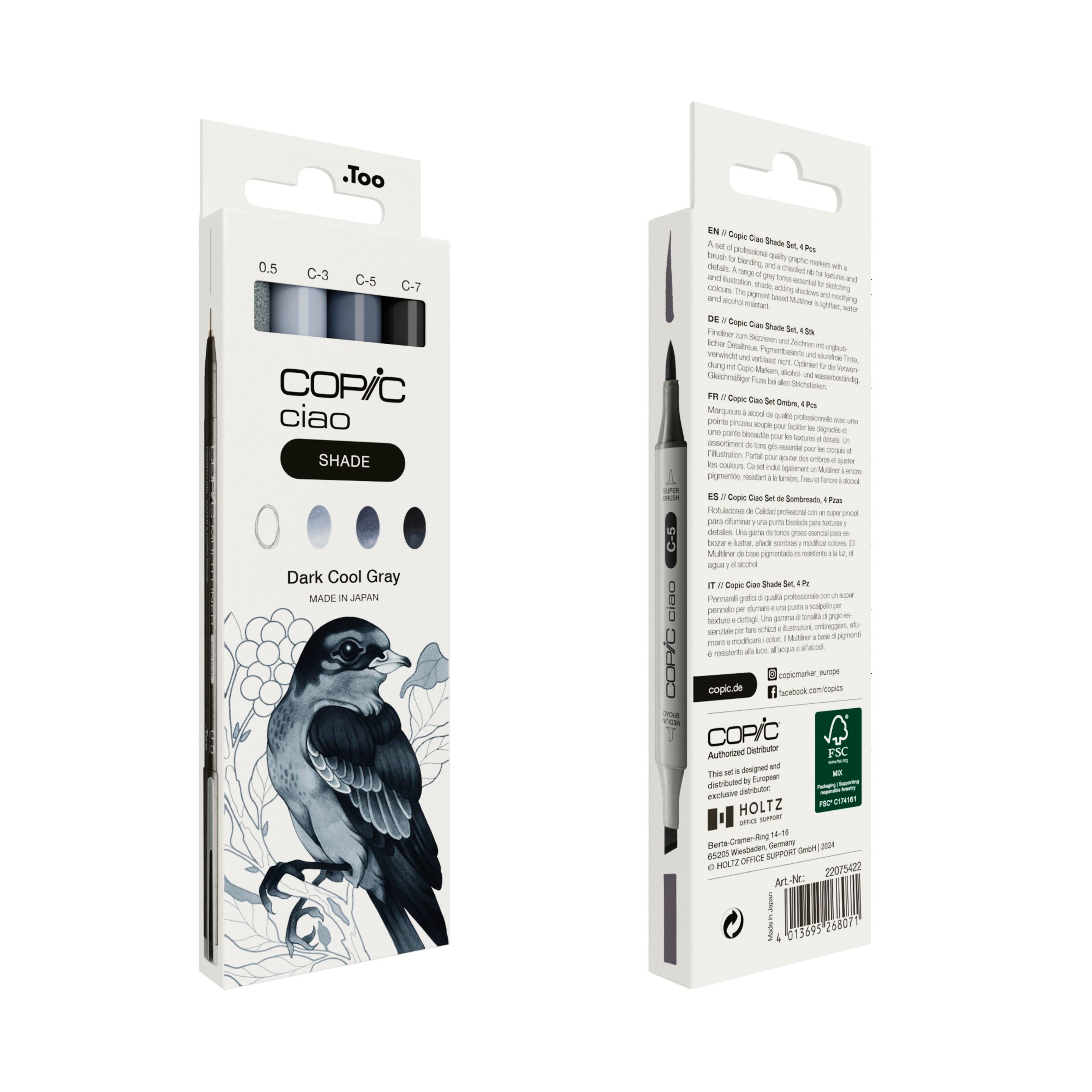 Copic Ciao Shade Set 4'lü Dark Cool Gray