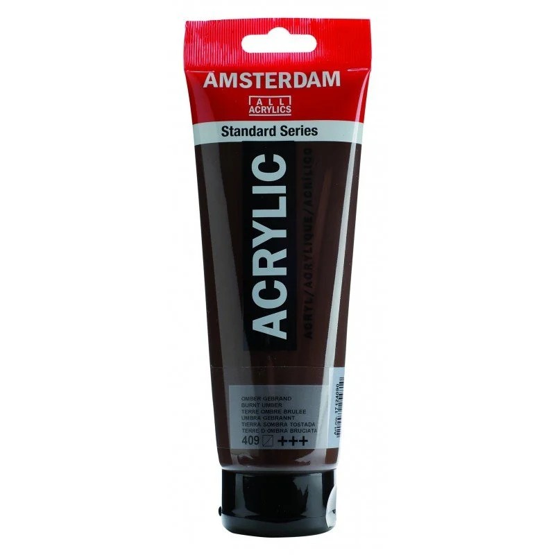 Talens Amsterdam Standard Akrilik Boya 120 ml 409 Burnt Umber