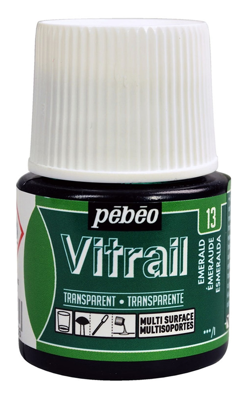 Pebeo Vitrail Cam Boyası 45 ml 13 Emerald