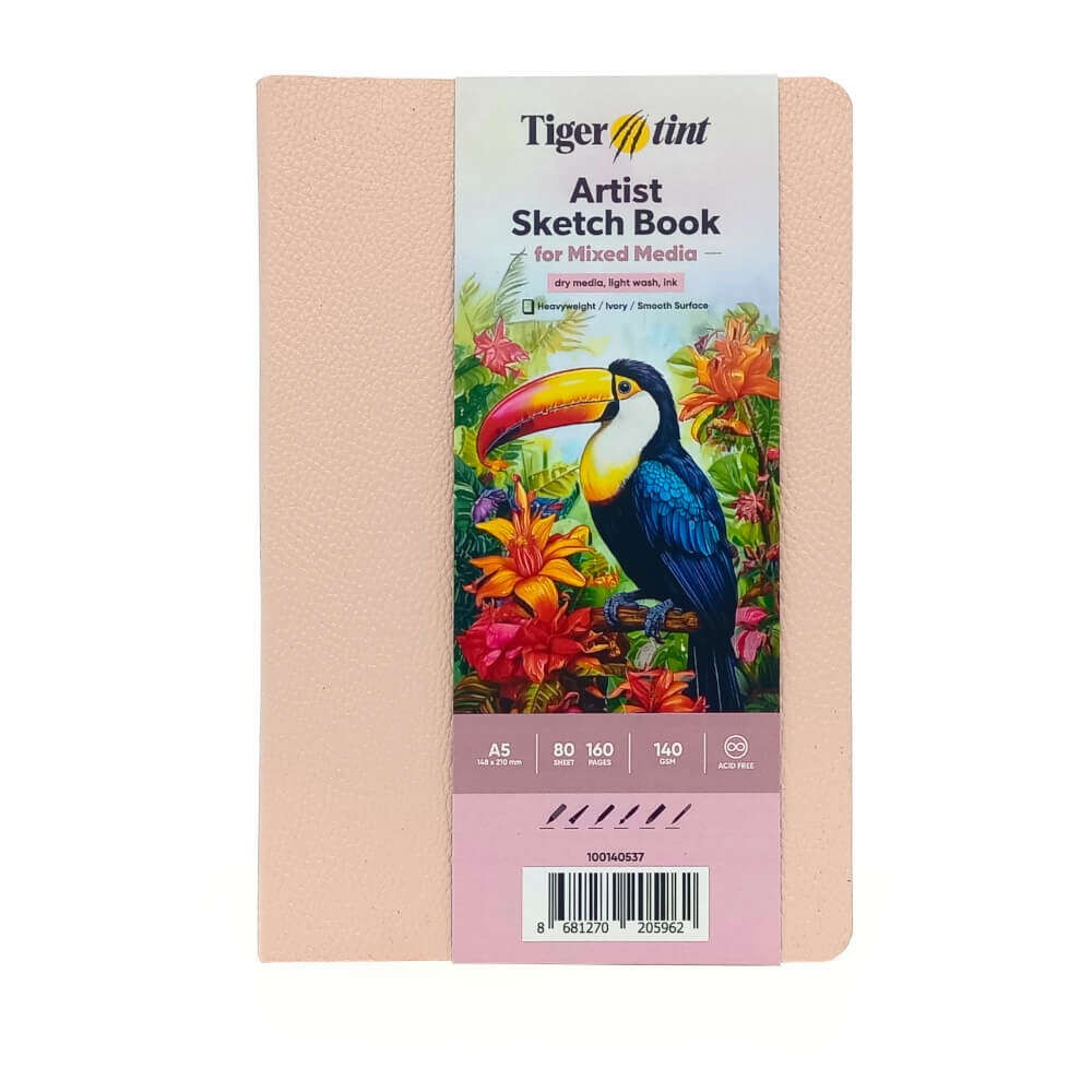 Tigertint Soft Kapak Defter 140gr 80yp. Pudra Pembe