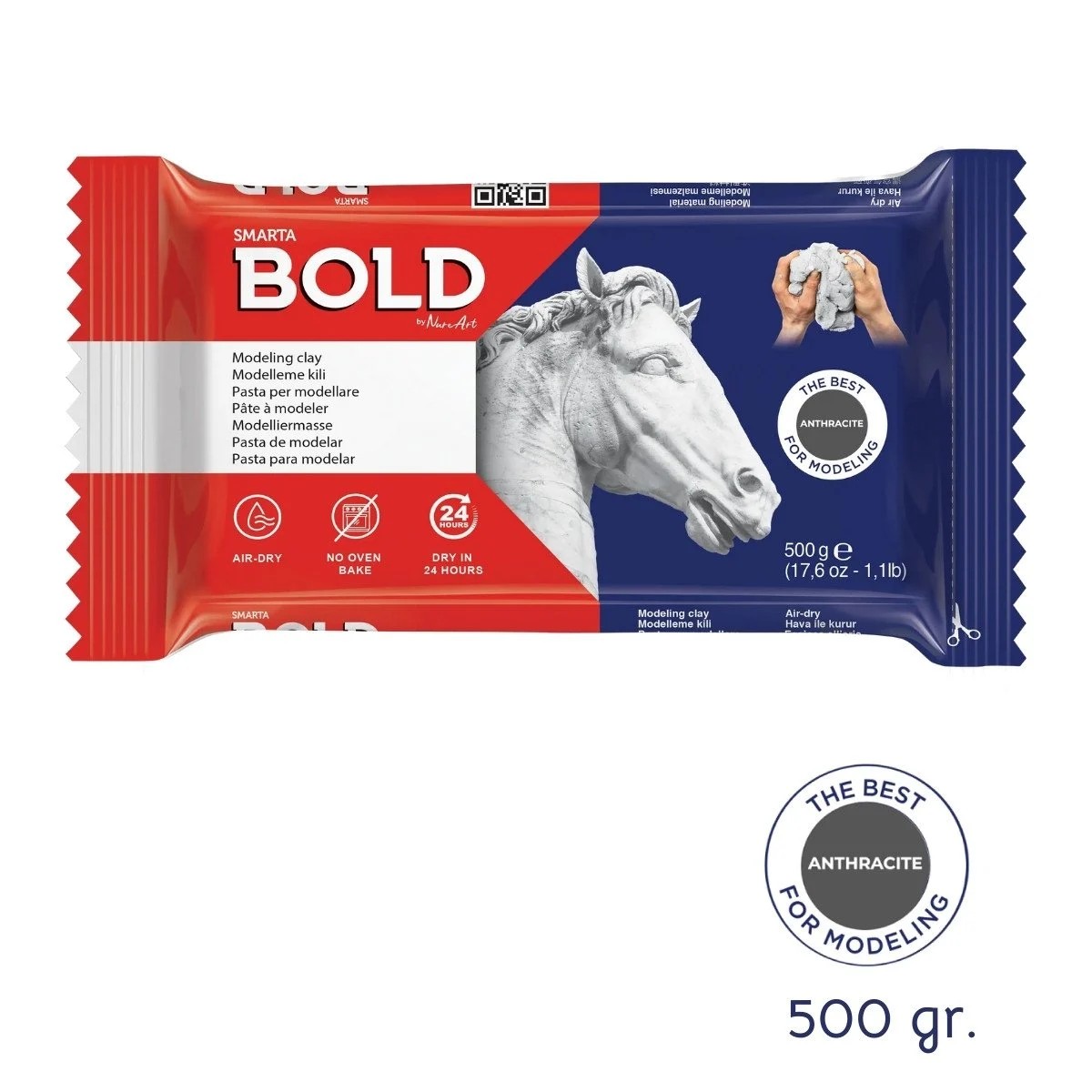 Smarta Kil Bold Antrasit 500gr