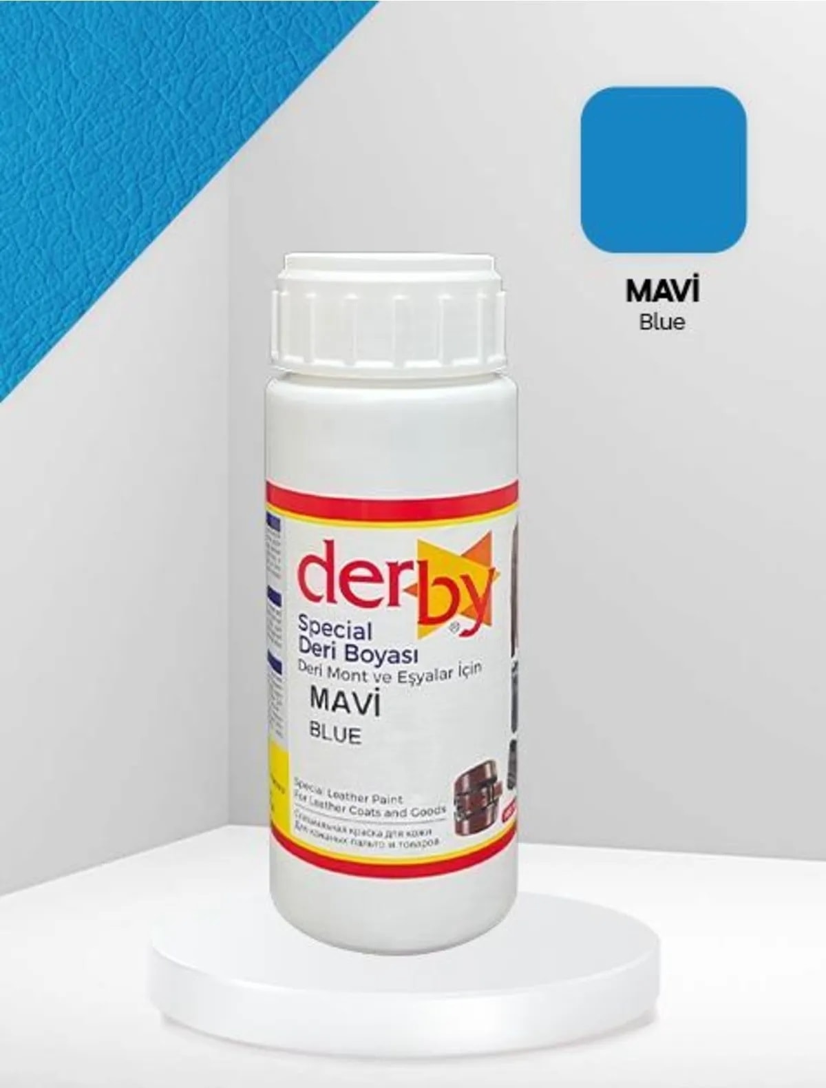 Derby Special Deri Boyası Mavi 100 ml