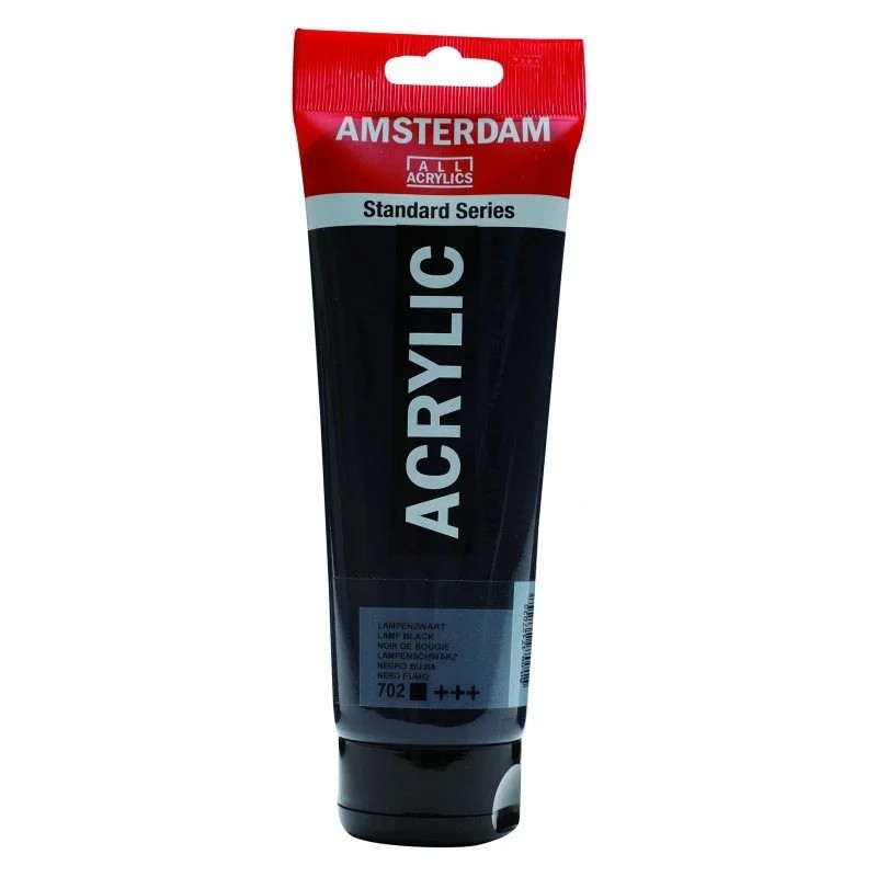 Talens Amsterdam Standard Akrilik Boya 120 ml 702 Lamp Black