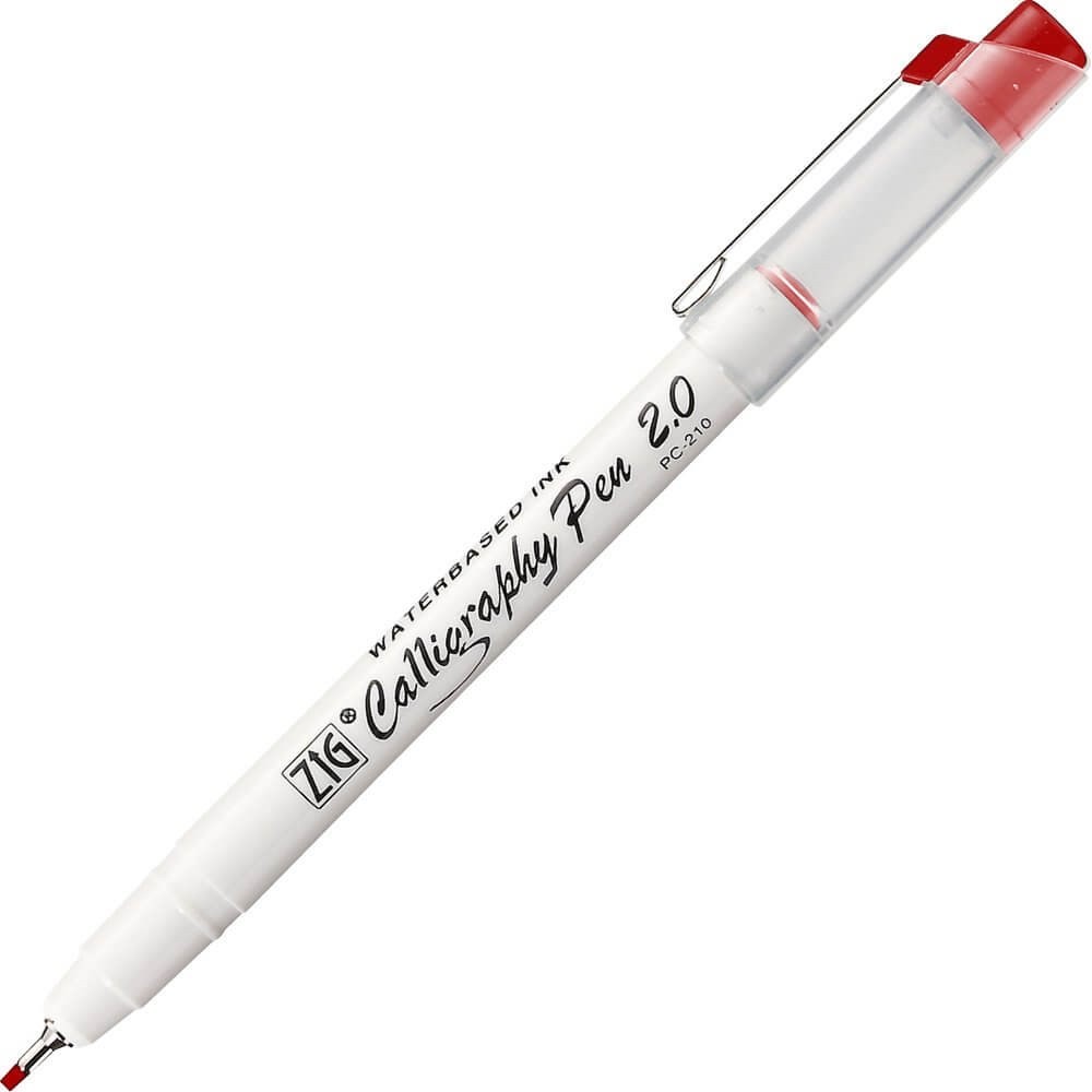 Zig Kaligrafi Kalemi Pc-210 Kırmızı