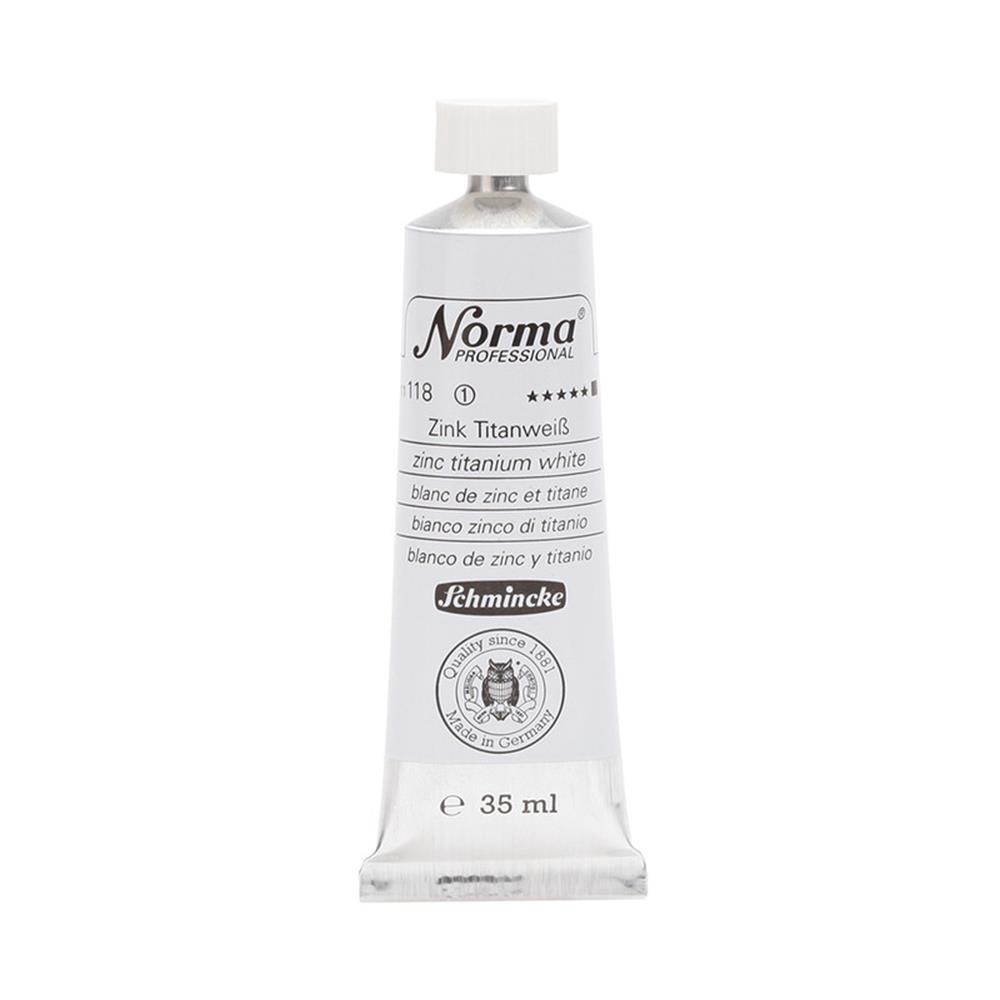 Schmincke Norma Profesyonel Zinc Titanium White 35 ml