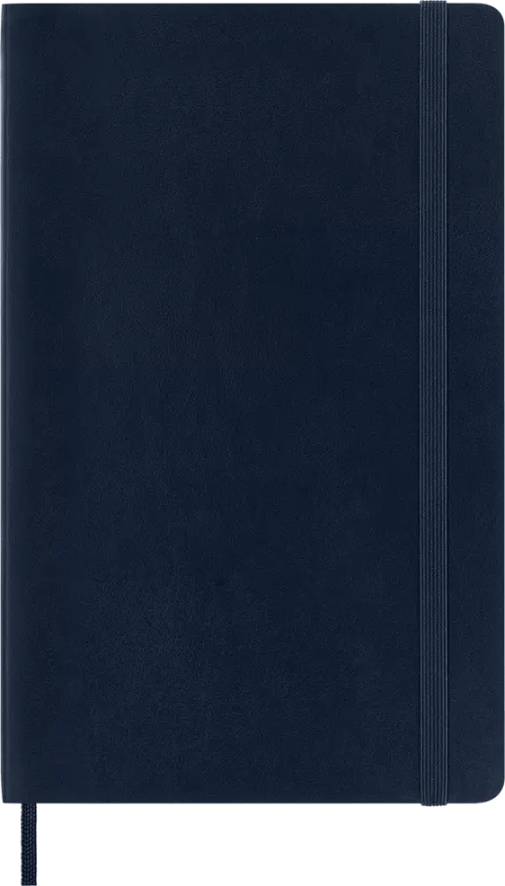 Moleskine Classic Yumuşak Kapak Çizgisiz Defter 9x14 192 Sayfa Sapphire Blue