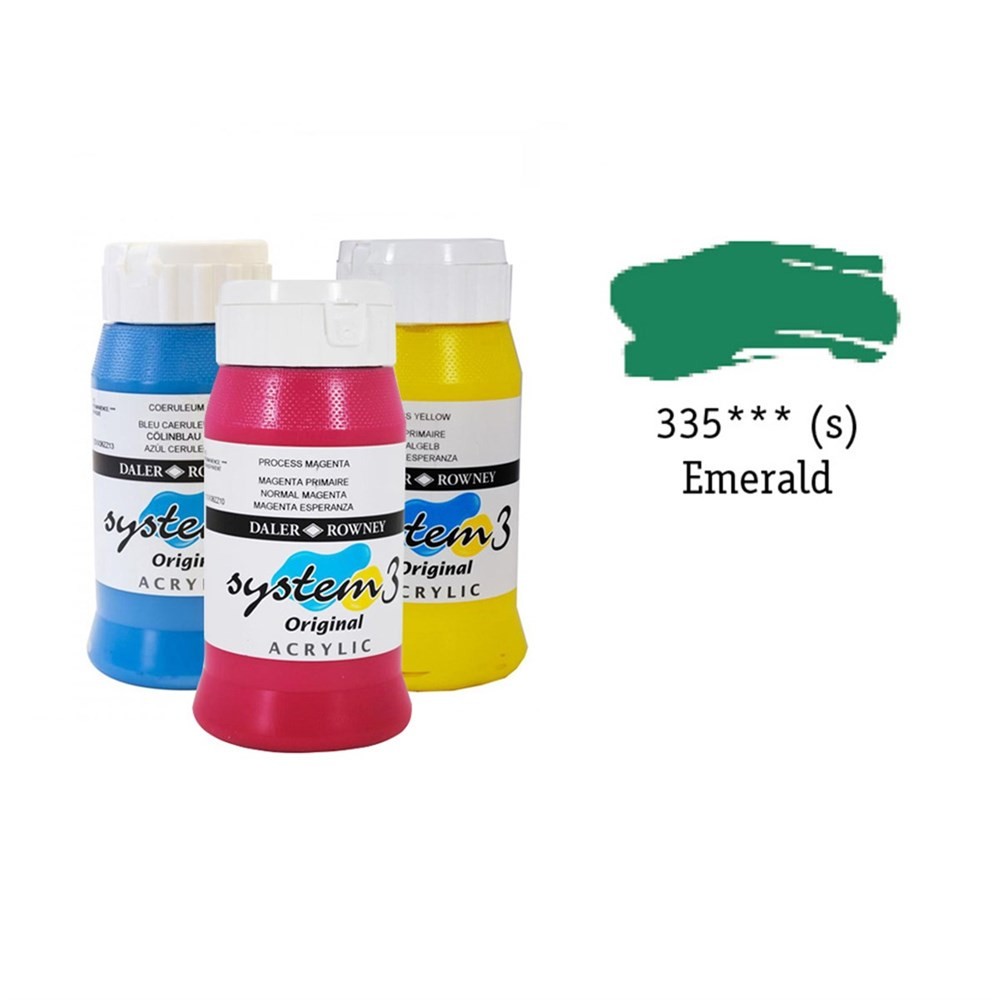 Daler Rowney System 3 Original Akrilik Boya Emerald