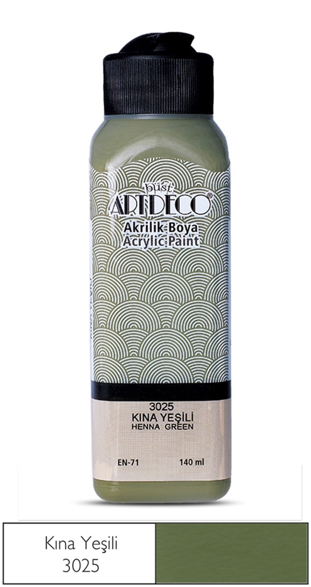 Artdeco Akrilik Boya 140 ml 3025 Kına Yeşili