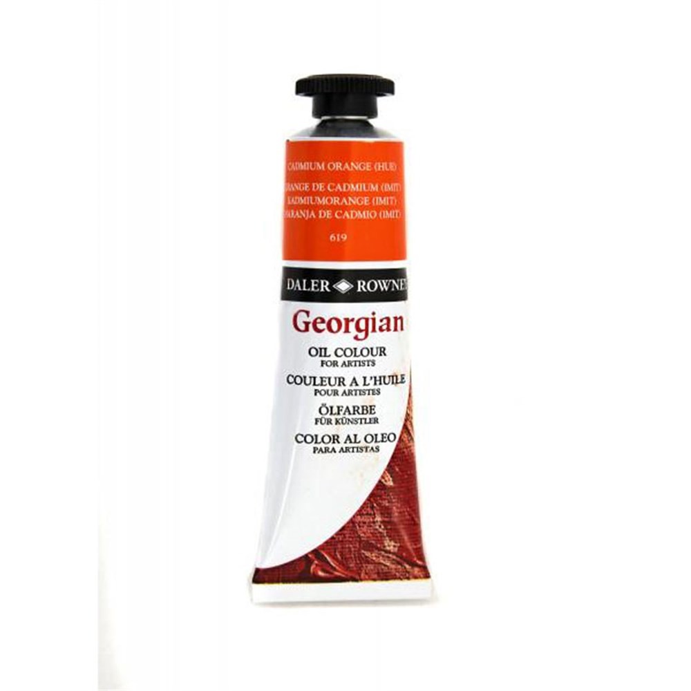 Daler Rowney Georgian Yağlı Boya 225 ml 619 Cadmium Orange Hue