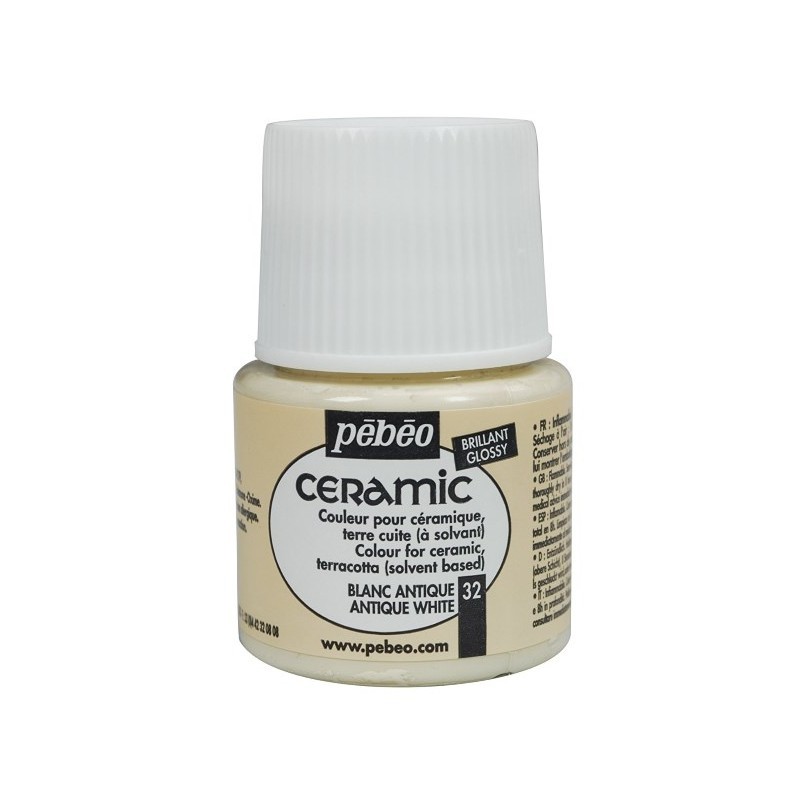 Pebeo Seramik Boyası 45 ml Antique White