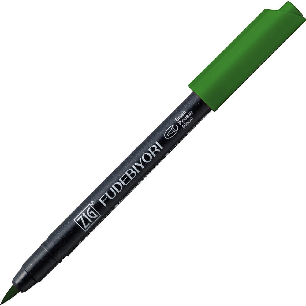 Zig Fudebiyori Brush Cbk-55n 044 Deep Green