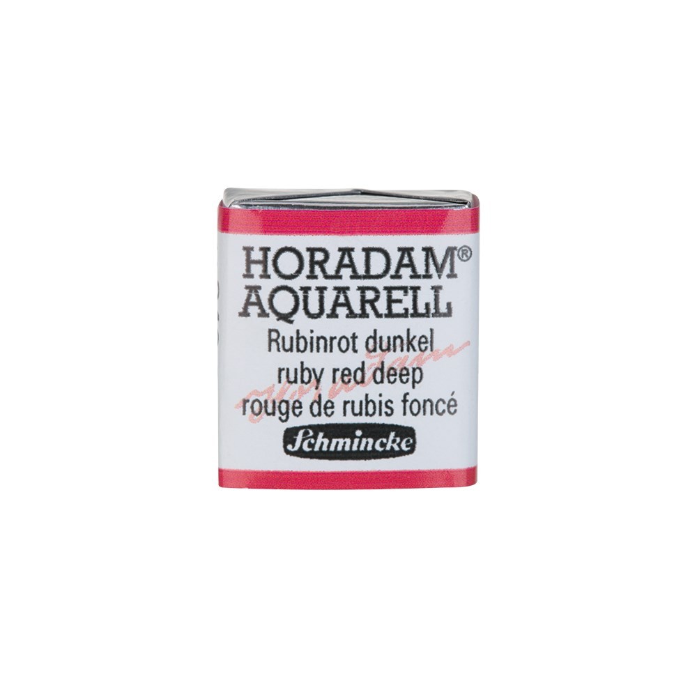 Schmincke Horadam Aquarell Artist Sulu Boya Ruby Red Deep 1/2 Tab.