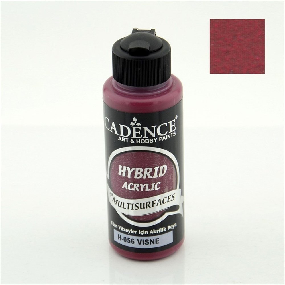 Cadence Hybrid Multisurface Akrilik Boya 120 ml H056 Vişne