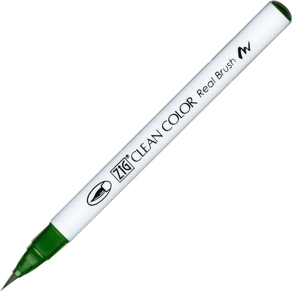 Zig Clean Color Real Brush Fırça Uçlu Marker Kalem 040 Green