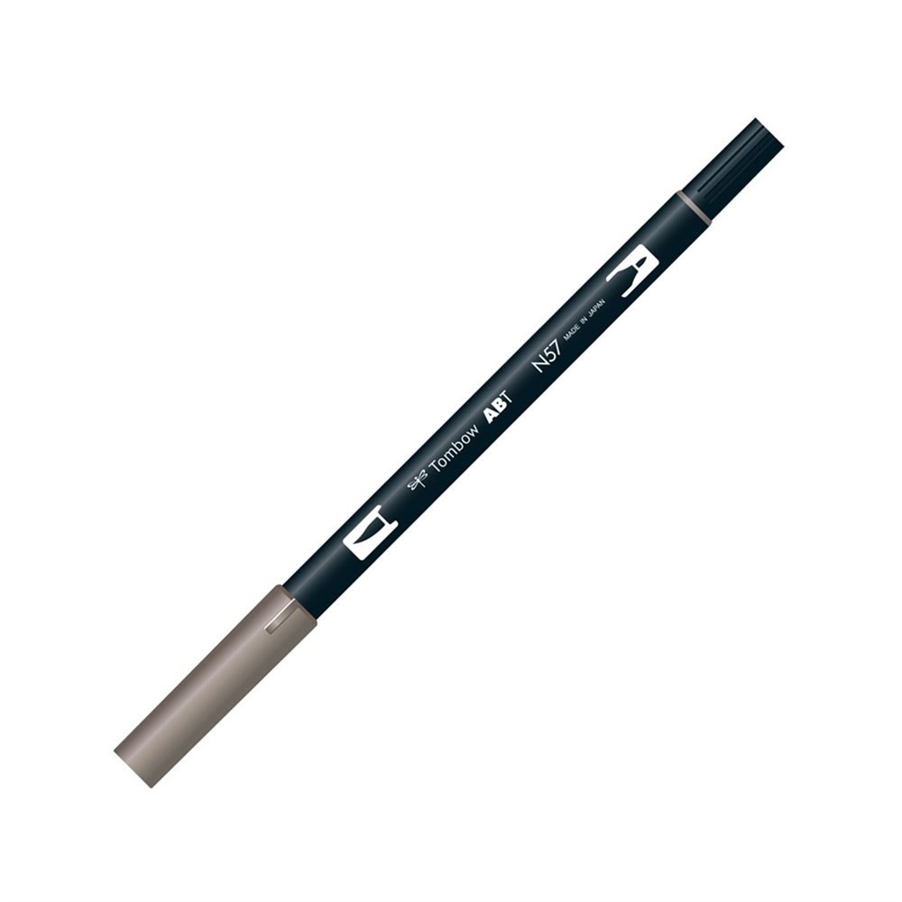 Tombow Dual Brush Pen Grafik Çizim Kalemi N57 Warm Gray 5