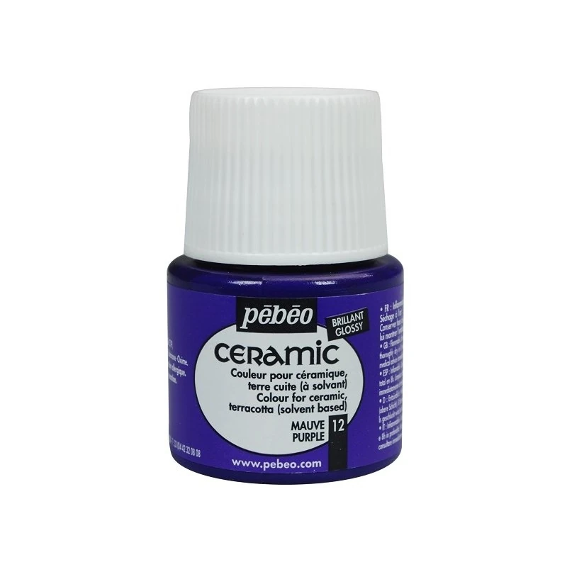 Pebeo Seramik Boyası 45 ml 12 Purple