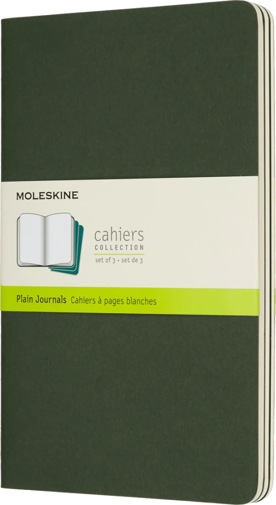 Moleskine Cahiers Journals Çizgili Defter 13x21 80 Sayfa Mersin Yeşili