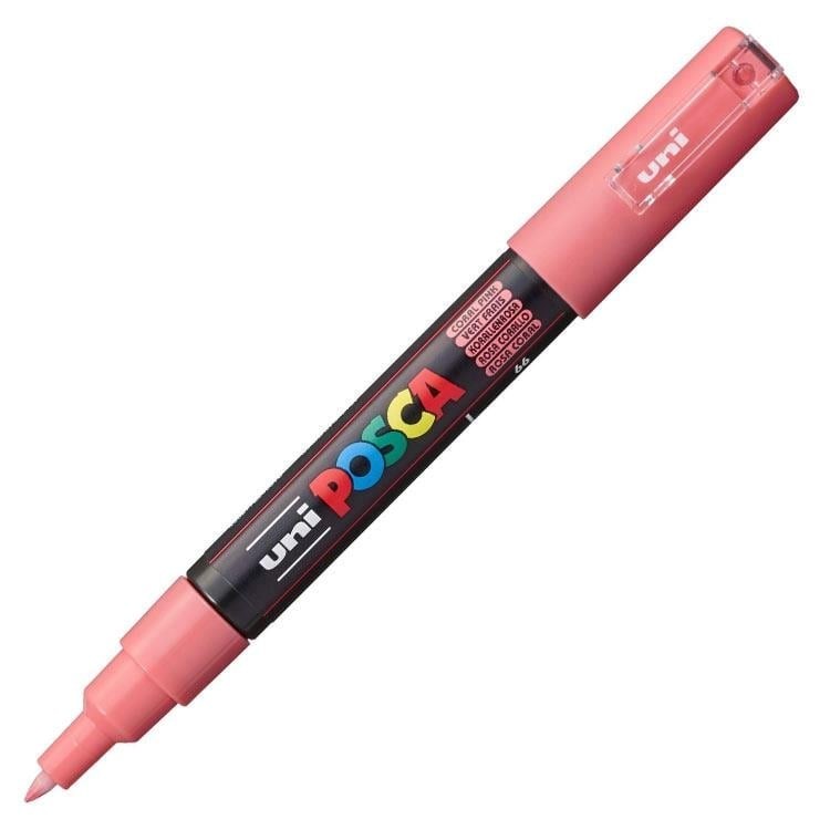 Uni Posca Pc-1M Boyama Markörü 0.7 mm Mercan Pembe