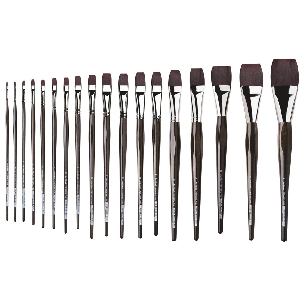 Da Vinci Top Acryl Sentetik Düz Akrilik Boya Ve Yağlı Boya Fırçası Seri 7185 No:22