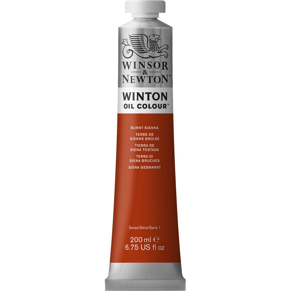 Winsor & Newton Winton Yağlı Boya 200 ml Burnt Sienna 074