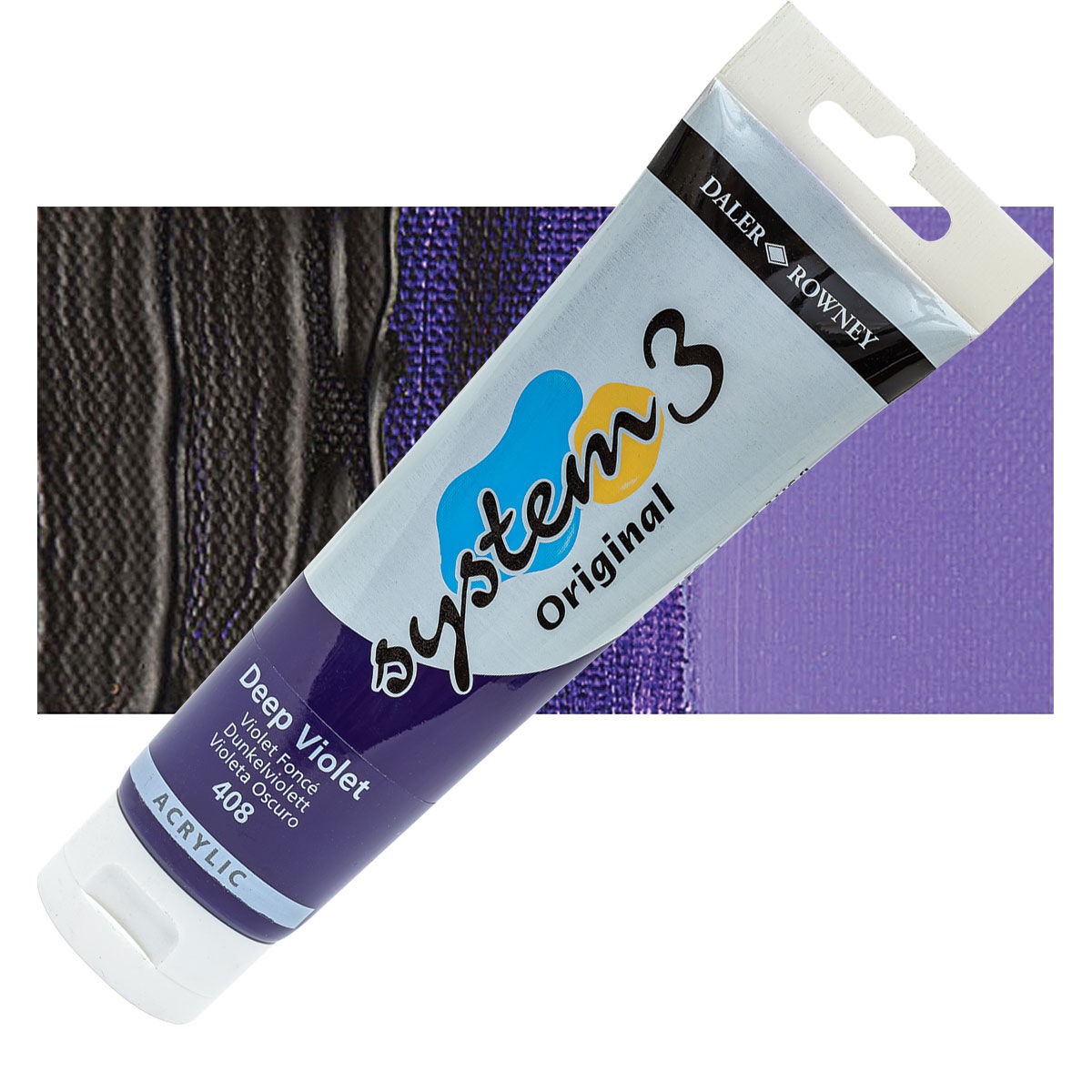 Daler Rowney System 3 Original Akrilik Boya 150 ml Deep Violet