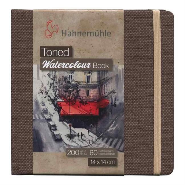 Hahnemühle Sulu Boya Defteri Bej Hot Press 200 g 14x14 cm