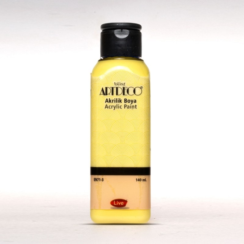 Artdeco Akrilik Boya 140 ml 3801 Pastel Sarı