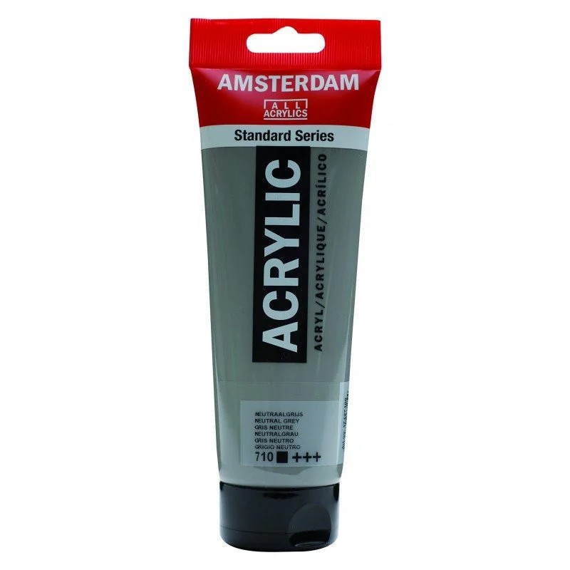 Talens Amsterdam Standard Akrilik Boya 120 ml 710 Neutral Grey