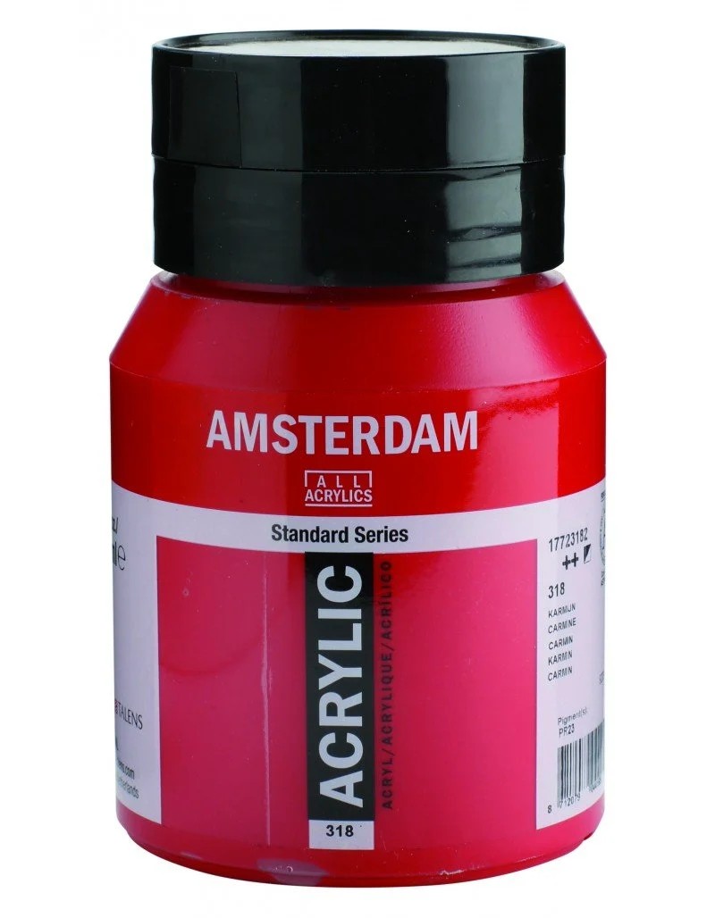 Talens Amsterdam Standard Akrilik Boya 500 ml 318 Carmine