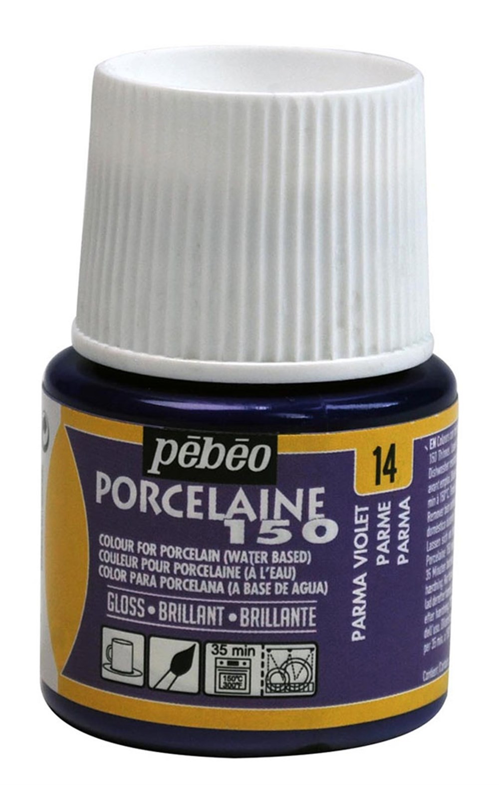 Pebeo Porcelaine 150 Fırınlanabilir Porselen Boyası 45 ml Parma Violet