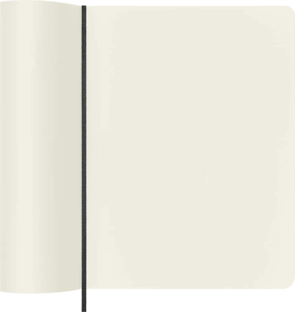 Moleskine Classic Yumuşak Kapak Çizgisiz Defter 9x14 192 Sayfa Black