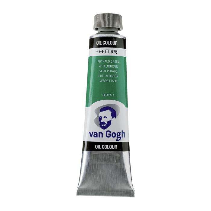 Talens Van Gogh Yağlı Boya 40 ml 675 Phthalo Green