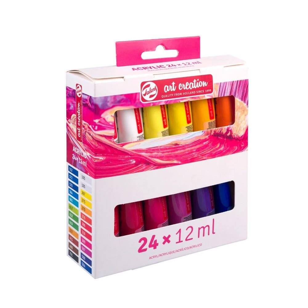 Talens Artcreation (Plastik Tüp) Akrilik Boya Seti 24X12 ml