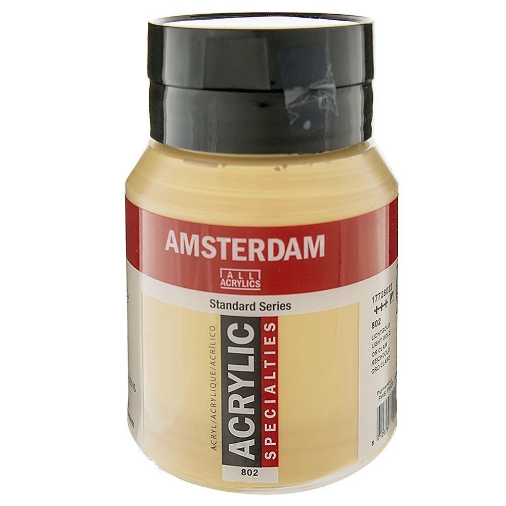 Talens Amsterdam Standard Akrilik Boya 500 ml 802 Light Gold
