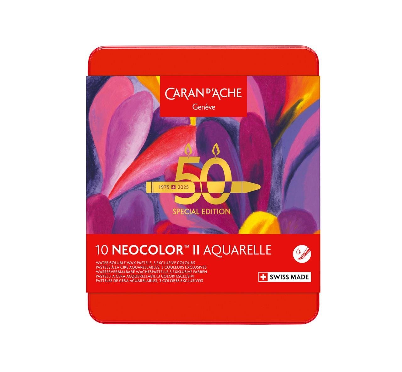 Caran d'Ache Neo Pastel Seti Pop 10 Renk