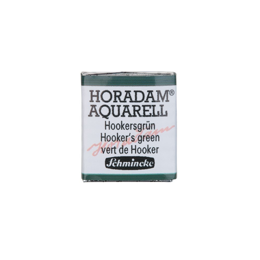 Schmincke Horadam Aquarell Artist Sulu Boya HookerS Green 1/2 Tab.