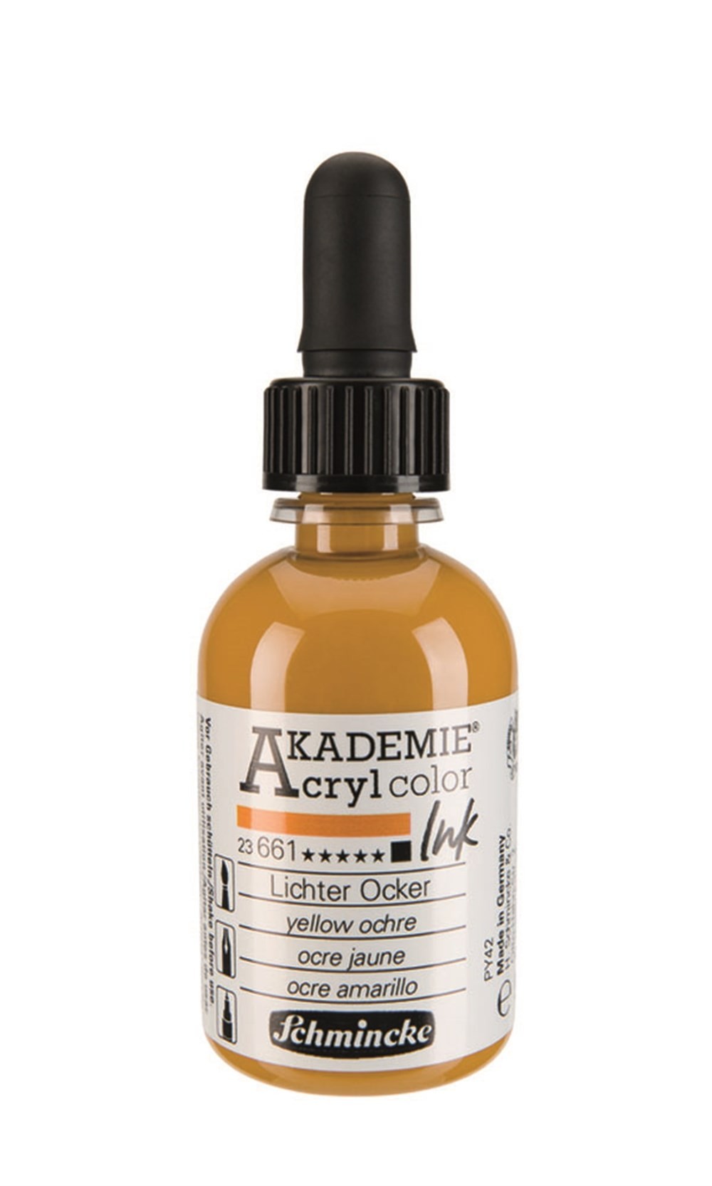 Schmincke Akademie Akrilik Mürekkep 50 ml 661 Yellow Ochre